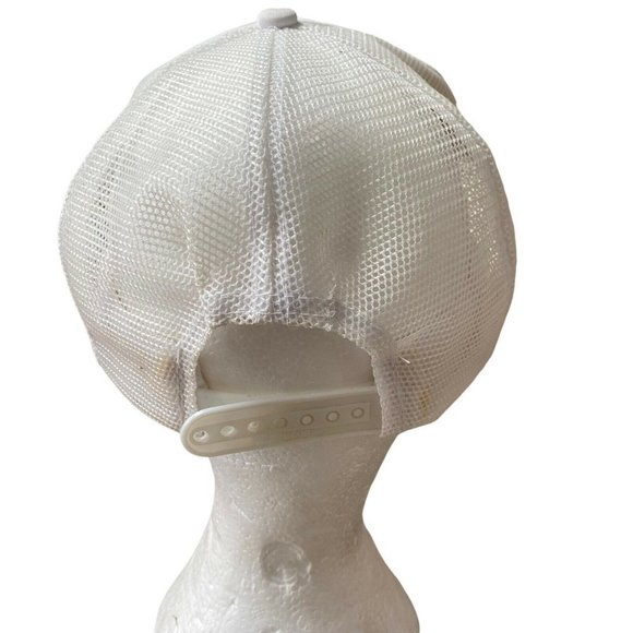 Vtg Florida Sunshine State Trucker Hat Snapback Mesh White - Picture 5 of 8